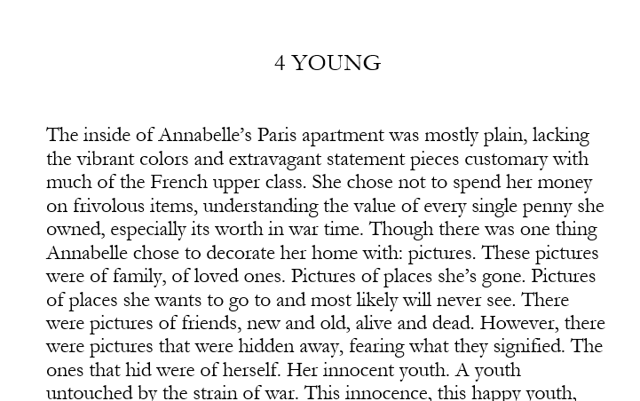 Chapter 4: “Young”