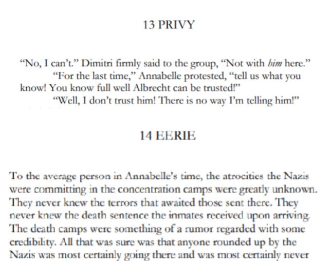 Chapter 13: Privy & Chapter 14: Eerie