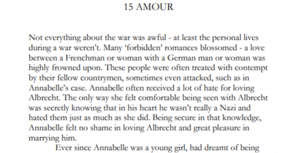 Chapter 15: Amour