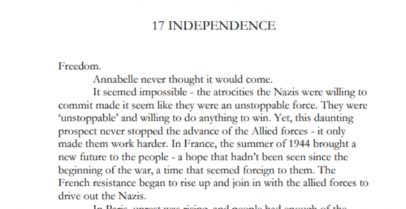 Chapter 17: Independence